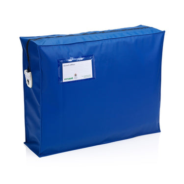 Mail Bag with Gusset ZG3 Blue T2 Front